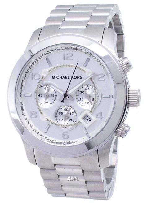 michael kors men watch silver|Michael Kors mk8086.